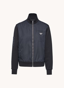 Prada Heren Sweatvest met logo in de kleur Zwart