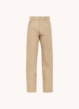 Prada Heren Straight leg jeans met gekleurde wassing in de kleur Beige