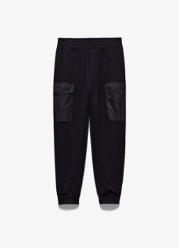 Prada Heren Re-Nylon tapered fit joggingbroek met klepzakken in de kleur Zwart