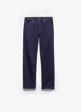 Prada Heren Straight leg jeans met donkere wassing in de kleur Indigo