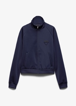 Prada Heren Sweatvest met steekzakken in de kleur Donkerblauw