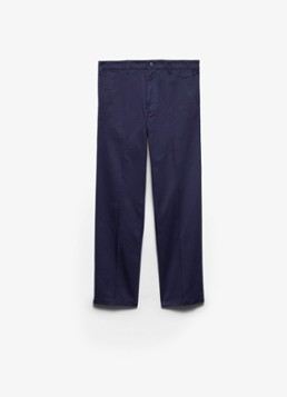 Prada Heren Straight fit chino met steekzakken in de kleur Donkerblauw