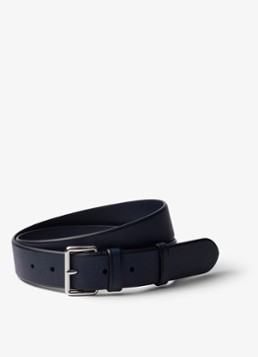 Prada Heren Riem van kalfsleer in de kleur Donkerblauw