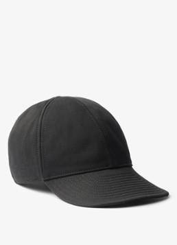 Prada Heren Pet met logoborduring in de kleur Zwart