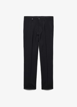 Prada Heren Loose fit pantalon van scheerwol in de kleur Zwart