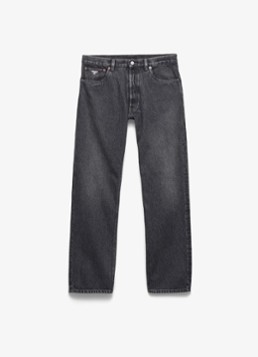 Prada Heren Regular fit jeans met gekleurde wassing in de kleur Zwart