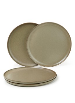 Serax Surface dinerbord 27 cm set van 4 Groen - Deal