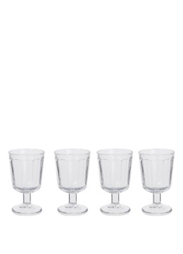 Serax Surface witte wijnglas set van 4 Transparant