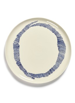 Serax FEAST Swirl-Stripes L serveerschaal 35 cm Gebroken wit - Deal
