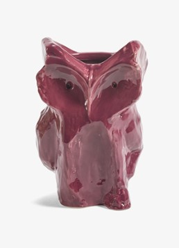 Serax Owl vaas van aardewerk S Paars - Deal