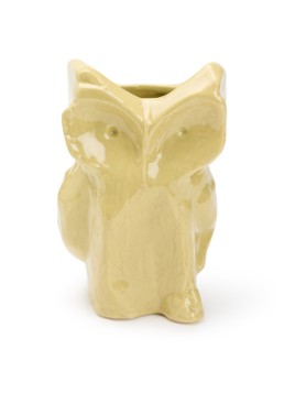 Serax Owl S vaas 23 cm Okergeel - Deal