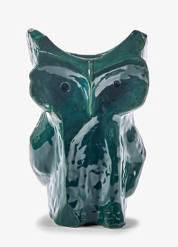 Serax After Midnight Uil vaas L 30 cm Donkergroen - Deal