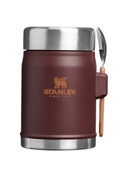 Stanley De Legendary Food Jar + Spork lunchbox 40 cl Donkerbruin - Deal