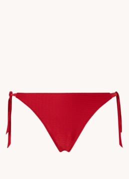 Banana Moon Dames Romeo Dasia bikinislip met structuur in de kleur Steenrood, maat: XXL