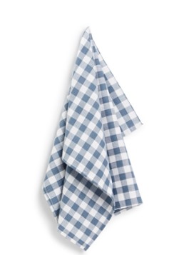 Tiseco Gingham theedoek 50 x 70 cm set van 2 Blauw - Deal
