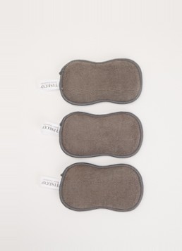 Tiseco Essentials keukenspons set van 3 Grijs - Deal