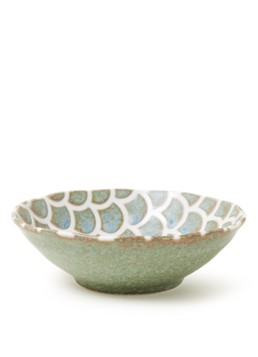 Tokyo Design Studio Vert Sauge Mermaid Design kom 15 cm Lichtgroen - Deal