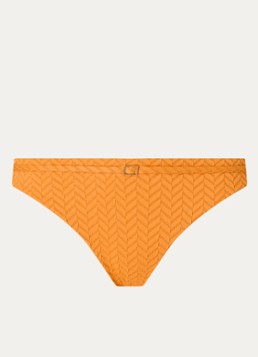 Cyell Dames Bikinislip met gespdetail in de kleur Geel, maat: 44