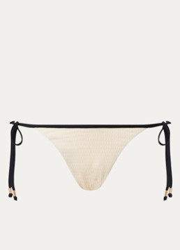 Seafolly Dames Bikinislip met geknoopt detail in de kleur Beige, maat: 42