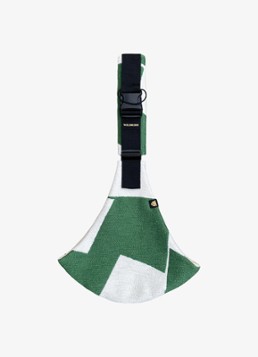 Wildride Meisjes Carrier peuterdraagzak met print in de kleur Groen, maat: 38,5x69