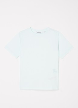 Burberry Jongens Cedar T-shirt met ronde hals in de kleur Zeegroen, maat: 152