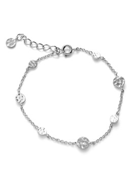 Pernille Corydon Dames Dot armband in de kleur Zilver, maat: Onesize