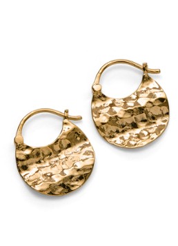 Pernille Corydon Dames Small Halo oorhangers in de kleur Goud, maat: Small
