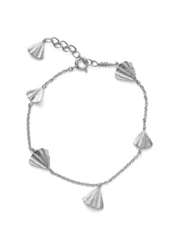 Pernille Corydon Dames Autumn Leaf armband van zilver in de kleur Zilver, maat: one size