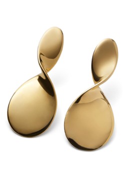 Pernille Corydon Dames La Pausa oorstekers verguld in de kleur Goud, maat: one size