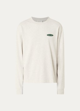 Bram's Fruit Heren F*ck Off I'm Gardening longsleeve met destroyed afwerking in de kleur Grijsmele, maat: M