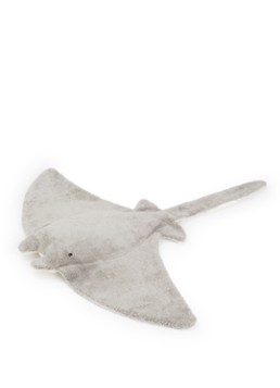 Senger Naturwelt Meisjes Cuddly Animal Manta Large knuffel met warmtekussen 72 cm in de kleur Grijs, maat: ONE SIZE
