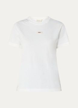 JOSH V Dames Dorie T-shirt met logo in de kleur Wit