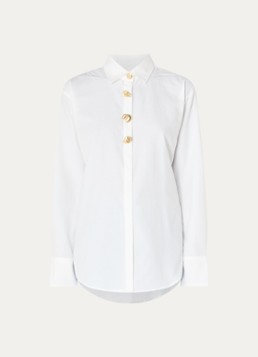 JOSH V Dames Chenda blouse met strikceintuur in de kleur Gebroken wit