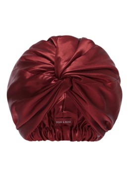 Dore & Rose Dames Bonnet van zijde in de kleur Rood, maat: 1MAAT