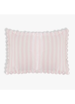 Dore & Rose Scallop Edge Pillowcase - kussensloop Rayure Bonbon No61 50x75 Beauty tools - Deal