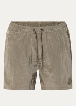 Airforce Heren Zwemshorts met logo in de kleur Taupe, maat: XXL