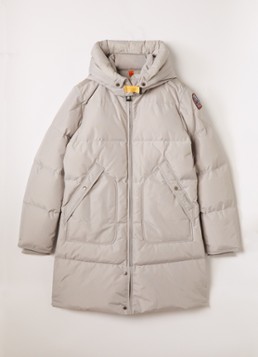 Parajumpers Meisjes Long Bear puffer jack met donsvulling in de kleur Grijs, maat: L=176