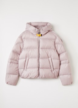 Parajumpers Meisjes Tilly gewatteerd jack met capuchon in de kleur Lichtroze, maat: M=164