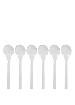 WMF Nuova espressolepelset 6-delig Zilver - Deal