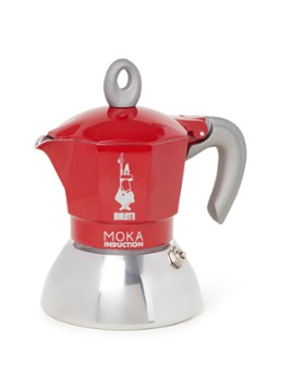 Bialetti Moka Inductie percolator 2-kops Steenrood - Deal