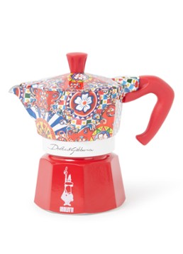 Bialetti Dolce & Gabbana Moka Express percolator 3-kops Rood - Deal