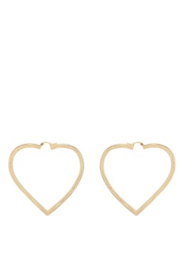 Anna + Nina Dames Funky Love oorringen verguld