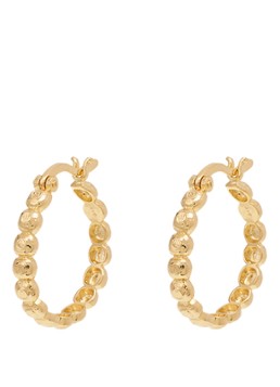 Anna + Nina Dames Small Relic oorringen in de kleur Goud, maat: OS