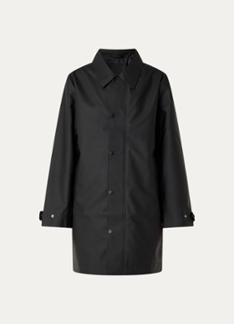 Rains Dames Nara regenjas met steekzakken in de kleur Zwart, maat: S
