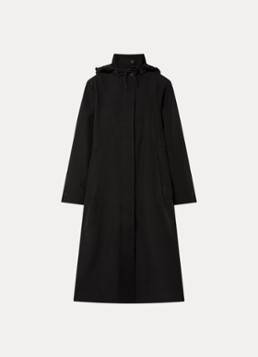 Rains Dames Suva softshell jas met capuchon en steekzakken in de kleur Zwart, maat: L