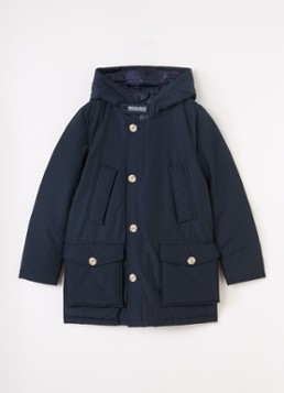 Woolrich Jongens Arctic gewatteerde parka met donsvulling in de kleur Blauw, maat: 16Y=176