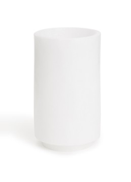 Stoned Alabaster Miny waxinelichthouder 15 cm Wit - Deal
