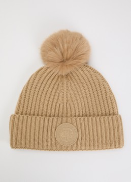 Canada Goose Dames Muts in kasjmier wolblend in de kleur Zand, maat: ONE SIZE