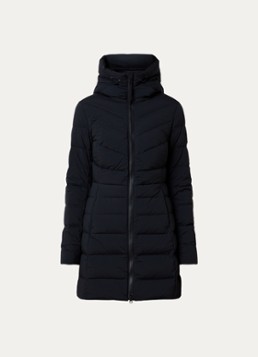 Canada Goose Dames Clair gewatteerde jas met capuchon en donsvulling in de kleur Zwart, maat: XS