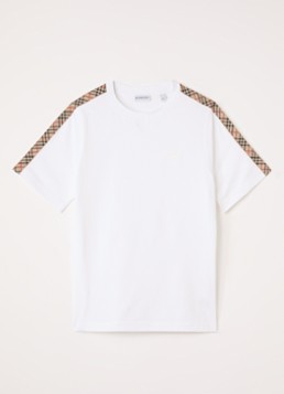Burberry Meisjes Cedar T-shirt met logoborduring in de kleur Wit, maat: 116